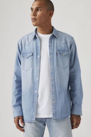 Levi's Camicia western Barstow taglio standard - Uomo - 2XL - Blu / Esta Noche