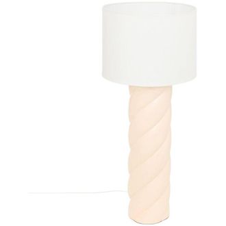 Atmosphera Atmosphera - L&aacute;mpara De Pie De Cer&aacute;mica Noly Beige H102cm Cr&eacute;ateur DInt&eacute;rieur
