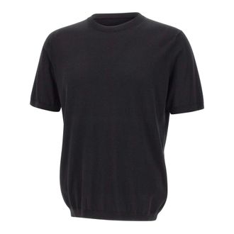 KANGRA Round-neck Knitwear, male, Black, Size: 5XL Round-neck Knitwear