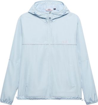 GCDS Essentials Nylon Wind Jacket - Heren - Zomerjassen - Blauw - S - Nylon - Jassen