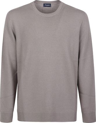 Drumohr Round Neck Merino Wool Sweater
