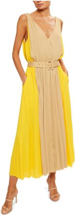 Ramy Brook Latoya Maxi Dress In Daisy Colorblock