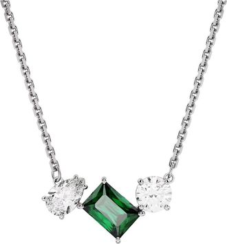 Swarovski Dames Hanger Groen Mesmera 5668278 - Dames - Kettingen - Grijs - ONE Size - Accessoires