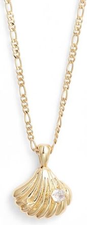 CHILD OF WILD Stonesteps Shell Necklace in Gold at Nordstrom