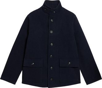Fortela Seawolf Recycled Wool Jacket in Blue at Nordstrom, Size 54 Eu