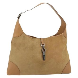 Gucci Pre-owned Shoulder Bags, female, Beige, Size: ONE SIZE Pre-owned Vintage Shoulder Bag
