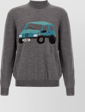 Magliano graphic design crew neck long sleeve sweater