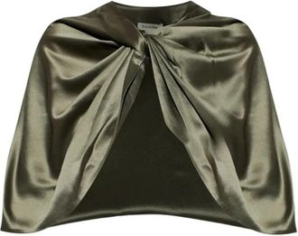 By Malene Birger Capes - Dames - Ponchos - Groen - ONE Size - Jassen