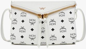 MCM Diamant 3d Shoulder Bag In Visetos Leather Mix