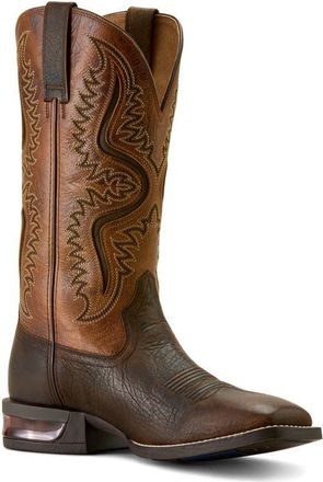 Ariat Captivate Wide Square Toe Cowboy Boot in Brown at Nordstrom, Size 11.5