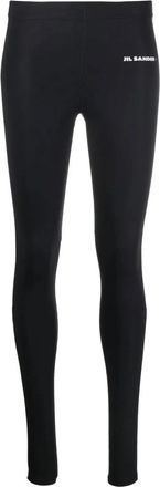 Jil Sander Sport Pant - Dames - Leggings - Zwart - XS - Nylon - Broeken
