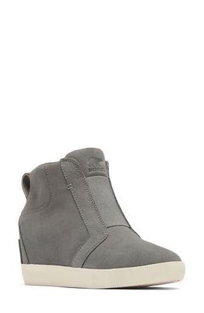 Sorel Out N About Wedge Bootie in Quarry/Sea Salt at Nordstrom Rack, Size 7