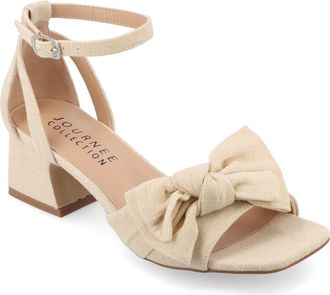 Journee Collection Women & apos;s Zevi Medium and Wide Width Dress Sandals