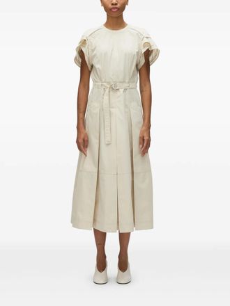 3.1 Phillip Lim poplin midi dress - Neutrals