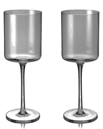 Viski Laurel Crystal White Wine Glasses