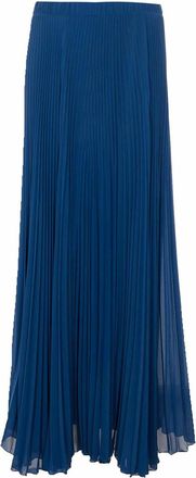 Patrizia Pepe Blue Pleated Skirt