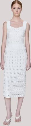 SIMKHAI Gentry Knit Tank Top In Ivory