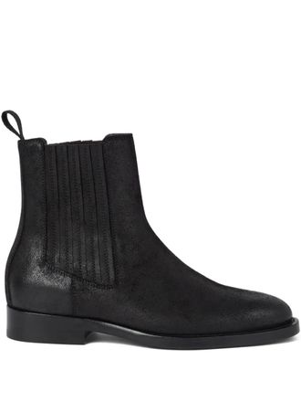 Brunello Cucinelli Stivali Chelsea in pelle - Nero