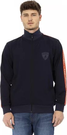 Automobili Lamborghini Blue Polyester Men Mens Sweatshirt