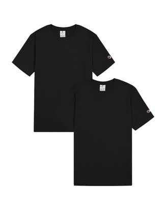 Champion Core Heritage Men 2-Pack Short Sleeve T-Shirt, Light Grey