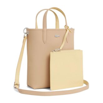 Lacoste Anna Reversible Tote Bag - unisex - Lacoste - Shopping Bags - Beige - ONE SIZE - Bags