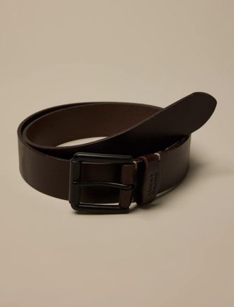 Lucky Brand Roller Buckle Leather Belt
