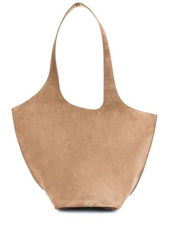 The Attico Beige La Scoop Medium Tote