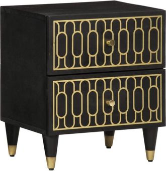 vidaXL Bedside Cabinet 40x33x46 cm Solid Wood Mango vidaXL