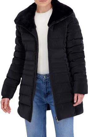 Ookie & Lala Carbon Stadium Puffer Jacket in Black at Nordstrom Rack, Size X-Large