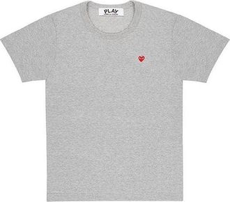 Comme Des Gar&ccedil;ons Basic Small Emblem T-Shirt Grey AZ-T306-051-1