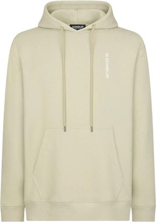 Dondup Verticale Logo Hoodie Regular Fit - Heren - Hoodies - Beige - S - Hoodies & sweatvesten