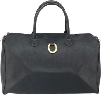 Dior Pre-owned Weekend Bags, female, Black, Size: ONE SIZE Pre-owned Vintage Trotter Boston Bag