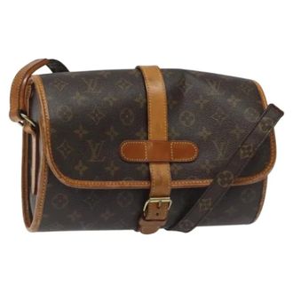 Louis Vuitton Tweedehands Canvas Louis Vuitton tassen - Dames - Pre-owned - Bruin - Maat: ONE Size Leer