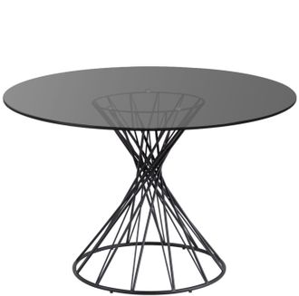 K Home Runder Esstisch Nero &oslash; 120 cm Archiviert