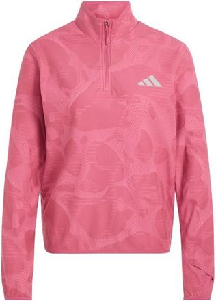 adidas ADI365 Running Half Zip Laufshirt f&uuml;r Damen | rosa
