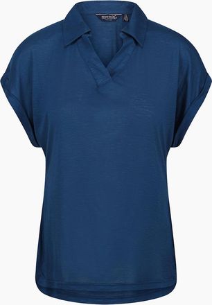 Regatta Womens Regatta Womens/Ladies Lupine Collared T-Shirt - Navy - Size: 12