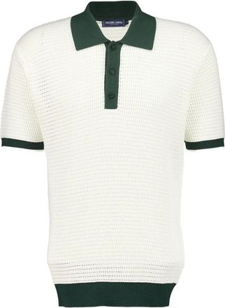 Frescobol Carioca Polo con scollo a V - Bianco