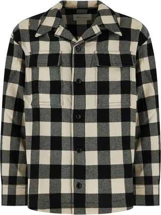 Ami Camicia a quadri in lana con tasche a patta - - Shirts - Uomo - Multicolore - L