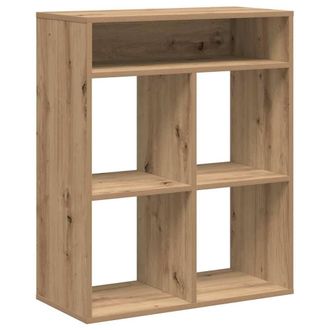 Berkfield Home Book Cabinet Artisan Oak 66x31x80 cm Engineered Wood in Brown | Size: 66 x 31 x 80 cm