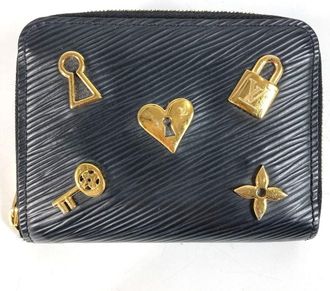 Louis Vuitton Epi Black Noir Epi Leather Coin Purse/Coin Case (Pre-Owned)