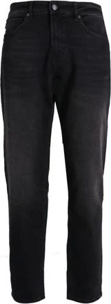 HUGO BOSS Jeans, Heren, Zwart, W35 L32, Verfijnde tijdloze elegantie jeans