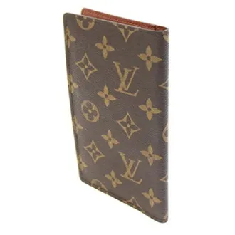 Louis Vuitton Vintage, unisex, Bruin, ONE Size, Pre-owned Canvas Portemonnee