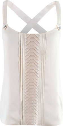 Matthew Williamson Cream Silk Vest Size S