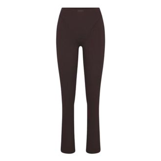Nike (WMNS) Nike x SKIMS Matte High-Waisted V-Panel Straight Leggings Dark Sepia PTLEG8619W-DSP