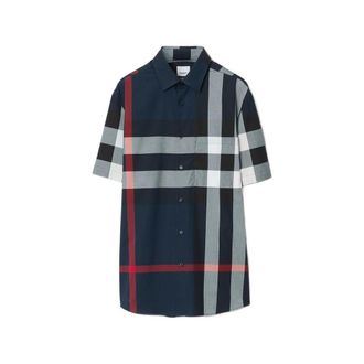 Burberry Check-pattern Cotton Shirt