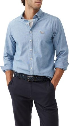 Rodd & Gunn Kirklands Original Fit Cotton Chambray Button-Down Shirt at Nordstrom, Size Xxx-Large