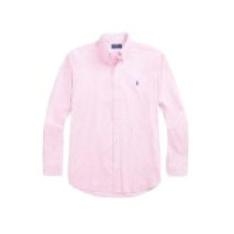 Polo Ralph Lauren Casual Shirts, male, Pink, Size: XL Striped Poplin Shirt