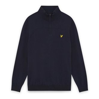 Lyle & Scott Golf Quarter Zip Jumper - Heren - Truien - Blauw - Maat: M Wol