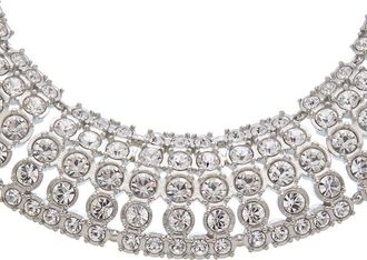 Oscar De La Renta Oscar De La Renta Round Rhinestone Necklace