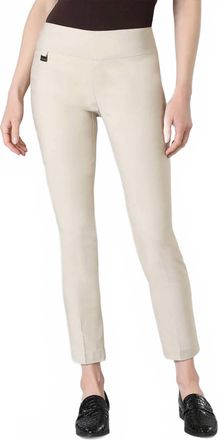 Lisette Magical Lycra Ankle Pant In Beige